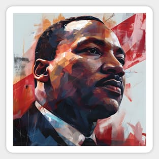 Inspire Unity: Festive Martin Luther King Day Art, Equality Designs, and Freedom Tributes! Sticker